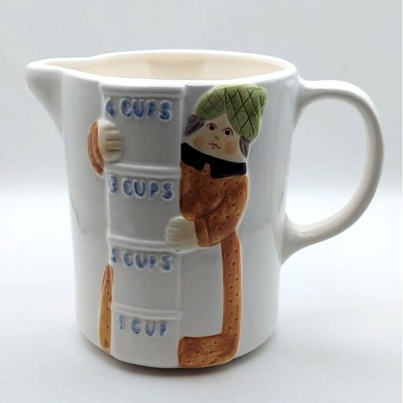 Les Artisans Sigma The Tastesetter Measuring Cup 1 - 4 Cups Ceramic Vintage 1983 - Picture 3 of 7